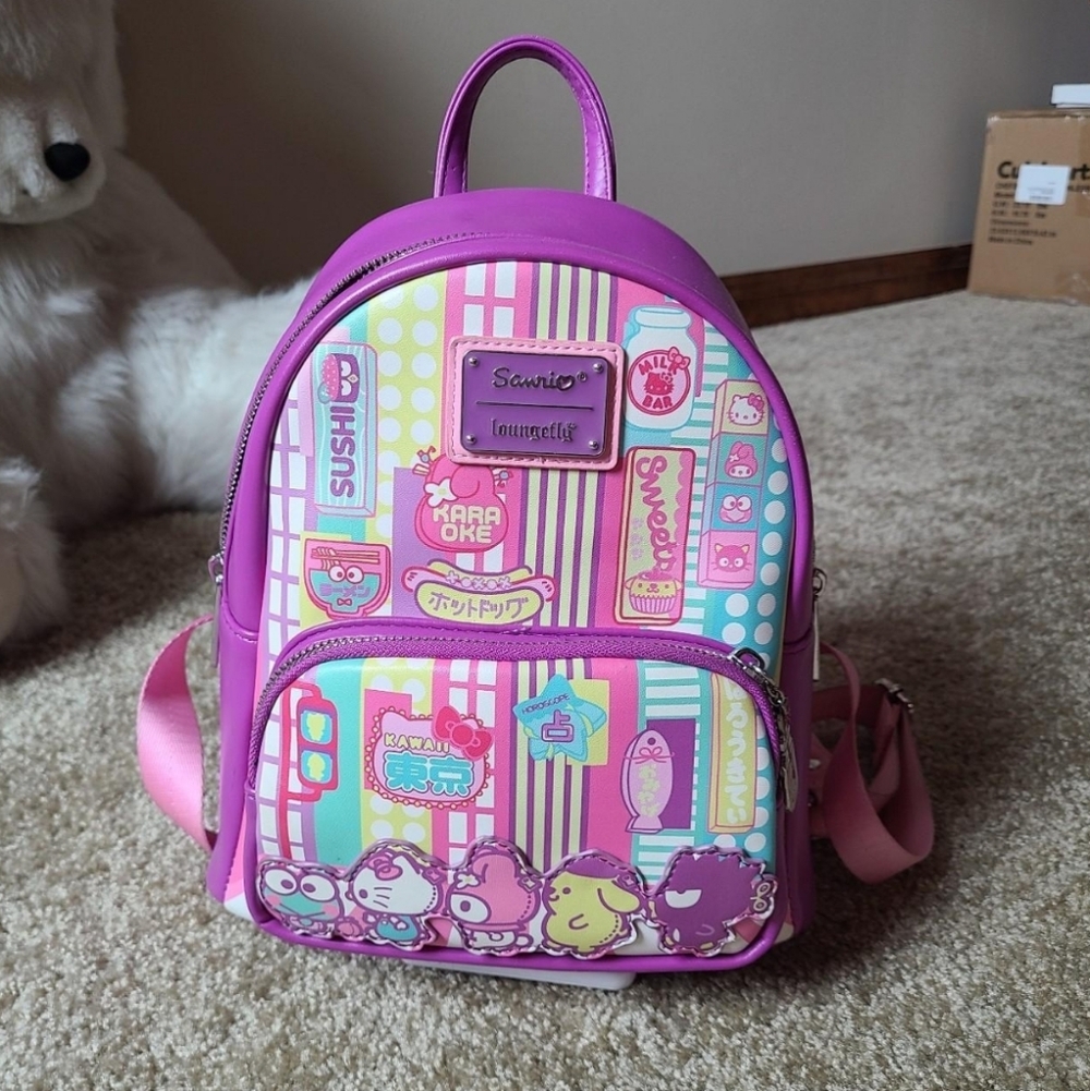 Loungefly mini backpack and wallet set